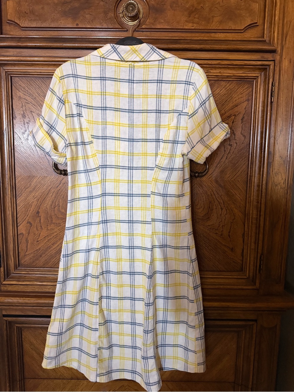 NWT Urban Outfitters BDG Simona Button Down Shirt Mini Dress - Picture 6 of 7